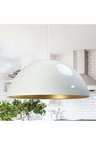 Bamyum Lipeo 50 cm Metal Pendelleuchte - Weiße Lampe