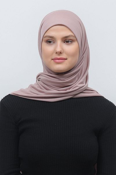 Altobeh Απλό βαμβακερό σάλι Hijab σε σκόνη