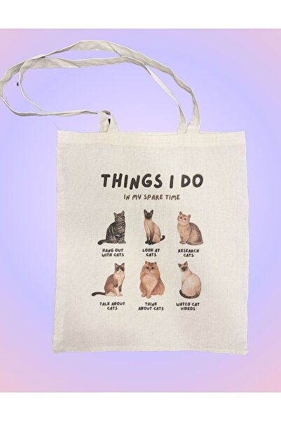 redame Cat Cloth Tote Bag