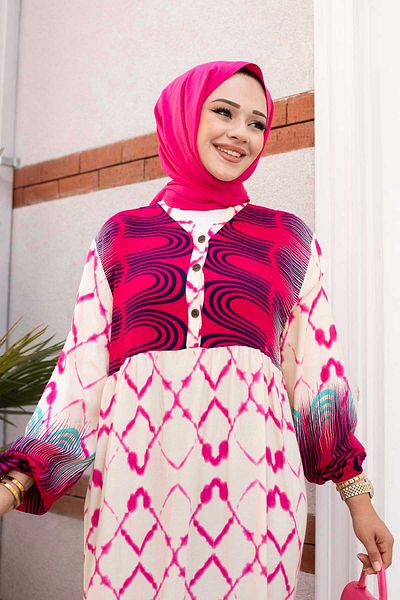EBRUTESETTÜR Patterned Water Dress