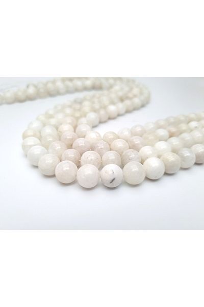 Yüksel Boncuk 10 mm Moon Stone - Natural Stone String