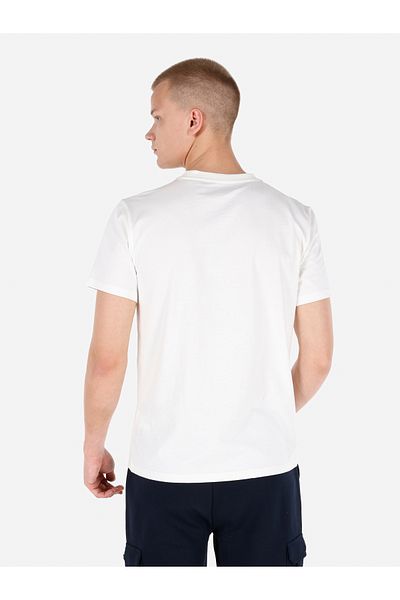Colin's Tricou alb pentru bărbați - mâneci
