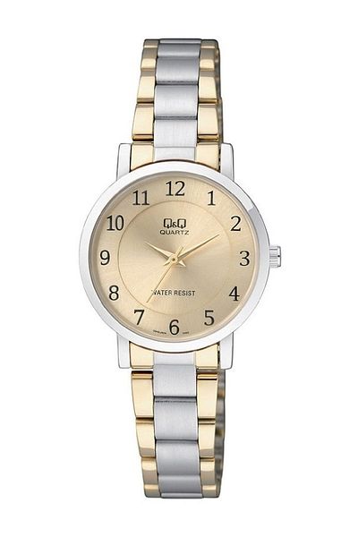 Q&Q Women's Silver Color Classic Numeral Wristwatch