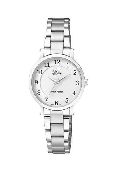 Q&Q Women's Silver Classic Numeral Wristwatch