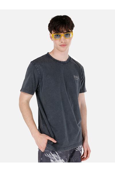 Colin's Men's Anthracite T-Shirt - Sleeves