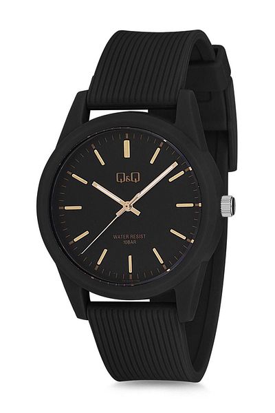 Q&Q Unisex Wristwatch with Waterproof Silicone Band