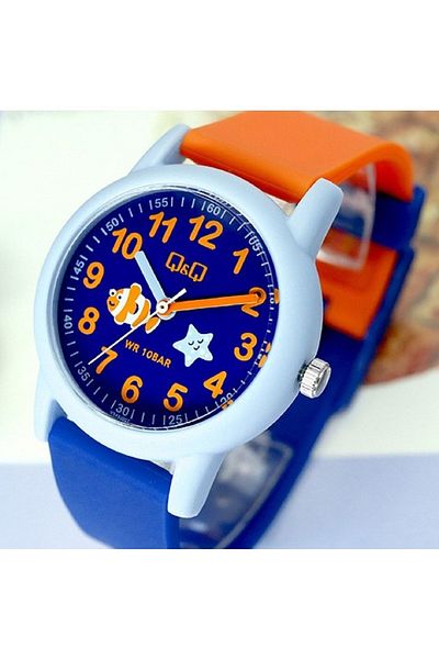 Q&Q Waterproof Children's Wristwatch with Numbers