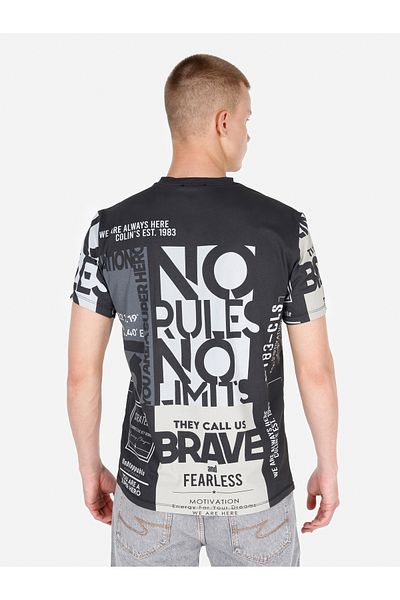 Colin's Men's Gray T-Shirt - Sleeve Cut