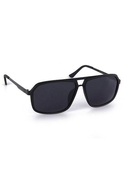 Di Caprio Men's Black Polarized Glasses Sunglasses