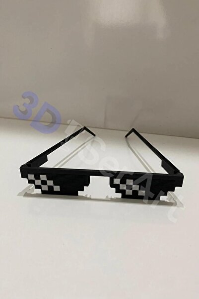 3D SerArt Thug Life Gözlük Parti Gözlüğü Özel Tasarım
