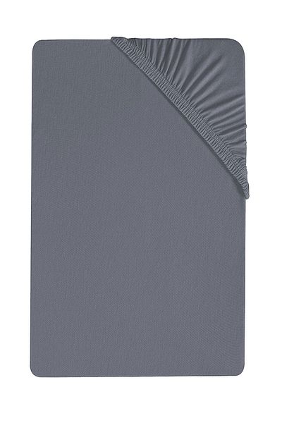 EFFE 200x200 Plain Cotton Fitted Combed Bed Sheet - Double Elastic