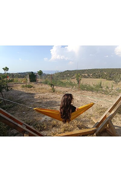 arslan deco Bebek Hamağı, Çocuk Hamak, Kumaş Hamak, Sarı Hamak