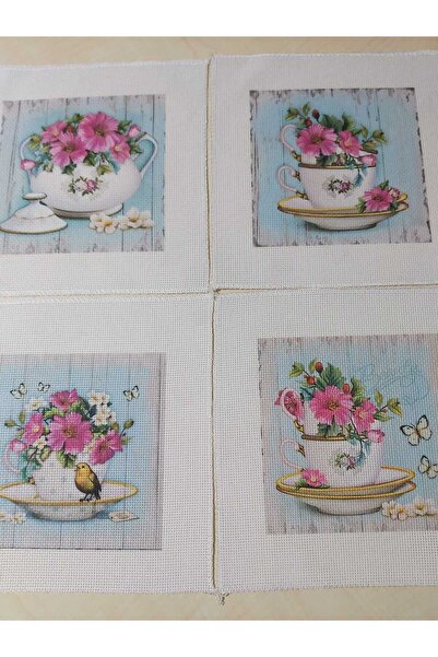 Goblen Atölyesi 20*20 cm etamine işlenilmek için pano baskılar