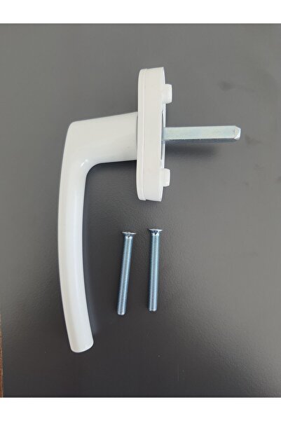 AZRAYAPI Pvc Pimapen Pencereler için Alüminyum Pencere Kolu Beyaz (5 Adet)