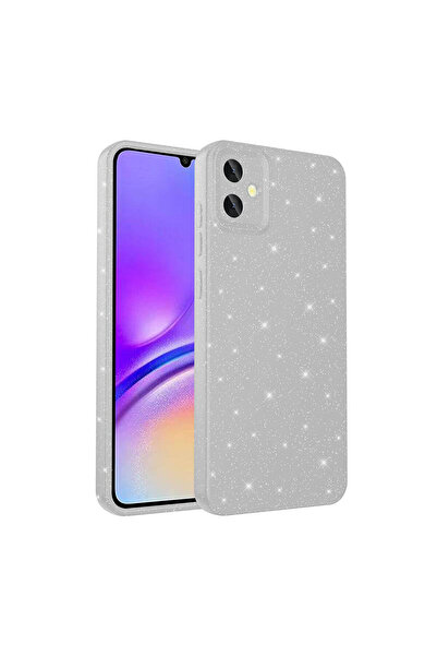 Rivor Samsung Galaxy A05 Uyumlu Kılıf 3D Kamera Korumalı Simli Işıltılı Renkl...