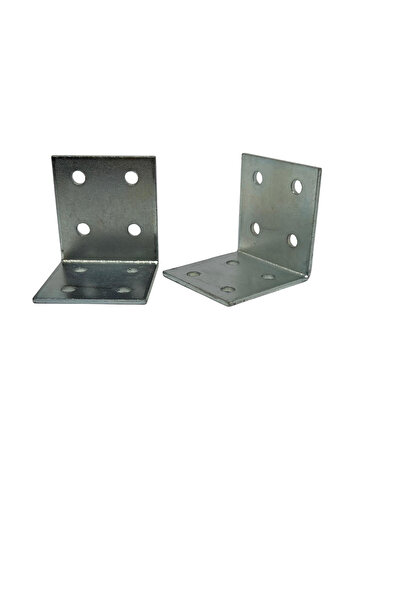 SAYRA Dolap Eşya Sabitleyici 40x40 L Köşebent Köşe Sabitleme Demiri 2 Adet