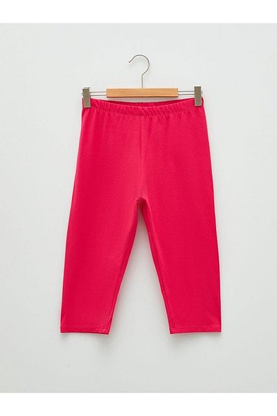 LC Waikiki Colanți de bază din bumbac pentru fete LCW Kids cu talie elastică