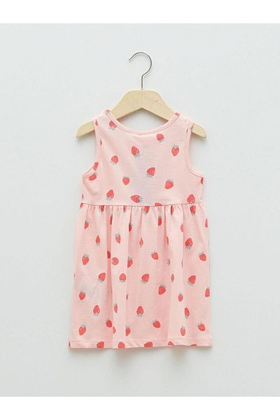 LC Waikiki LCW baby Crew Neck Printed Baby Girl Dress