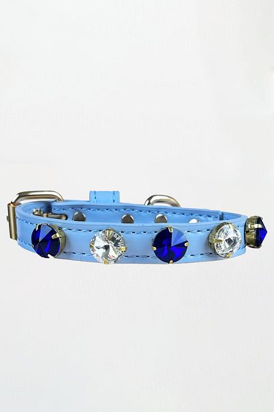 TheTailor Vegan Leather Dog Collar - Stone Detailed
