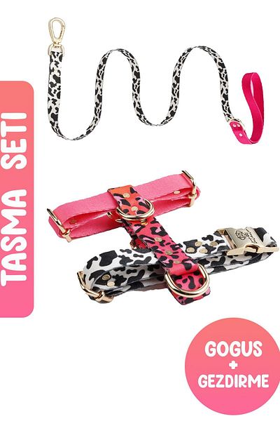 TheTailor Anti-Escape Collar Candy Mix Collar Set Chest Collar and Travel Collar