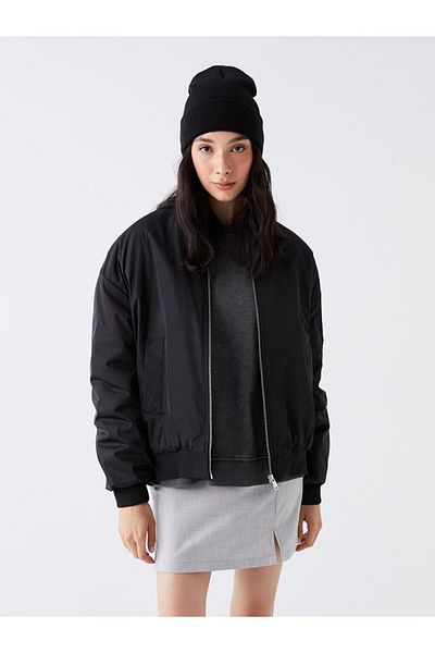 LC Waikiki LCW Vision College Collar Straight Long Sleeve Women's Puffer Jacket