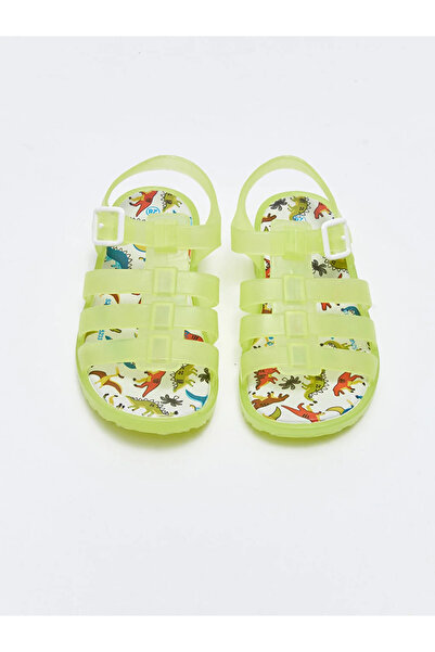 LC Waikiki Lcw Steps Transparent Banded Buckle Detailed Boys Sandals