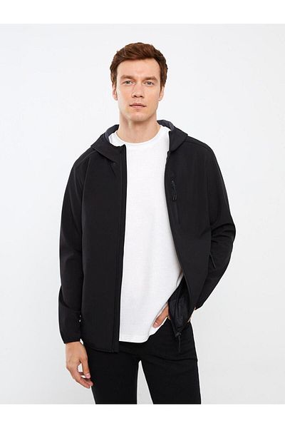 LC Waikiki Ανδρικό παλτό με κουκούλα LCWAIKIKI Classic Standard Fit