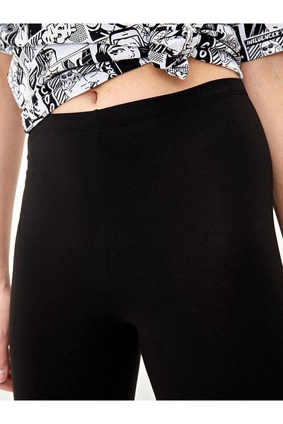 LC Waikiki LCW Casual Women's Elastic Waist Plain Leggings