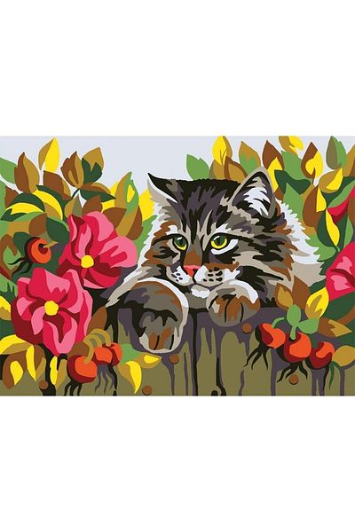 collection d'art 30*40 Cm Canvas Printed Tapestry with String