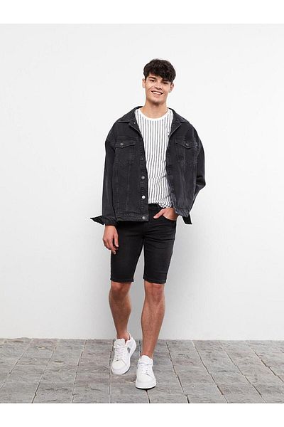 LC Waikiki Ανδρικό τζιν σορτς LCW Jeans Skinny Fit
