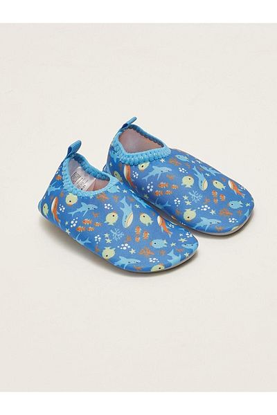 LC Waikiki LCW STEPS Printed Baby Boy Sea Shoes