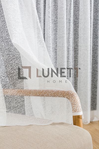 LUNETT HOME READY TO USE SAND KNITTED MEDIUM (1X2,5) PLEATED TULLE CURTAIN