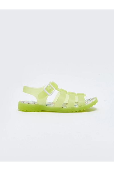 LC Waikiki Lcw Steps Transparent Banded Buckle Detailed Boys Sandals