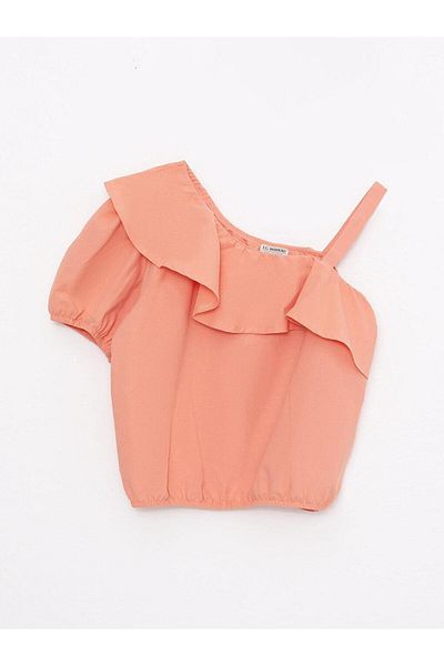 LC Waikiki LCW Kids Basic βαμβακερή μπλούζα για κορίτσια