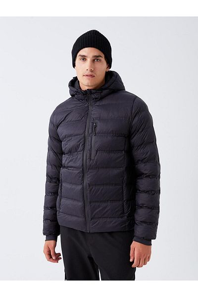 LC Waikiki Мъжко пухено яке с качулка LCW Active Comfortable Fit