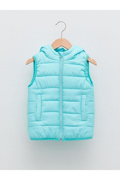 LC Waikiki LCW Kids Hooded Basic Girl's Puffer Vest
