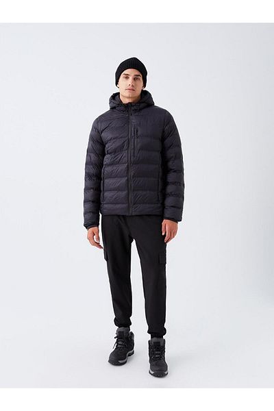 LC Waikiki Мъжко пухено яке с качулка LCW Active Comfortable Fit