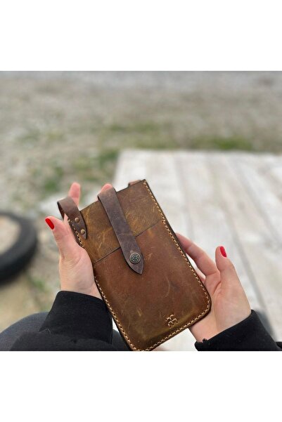 Tuvita Collection Bodrum %100 Deri El Yapımı Kadın Erkek Unisex Sarı Kahveren...