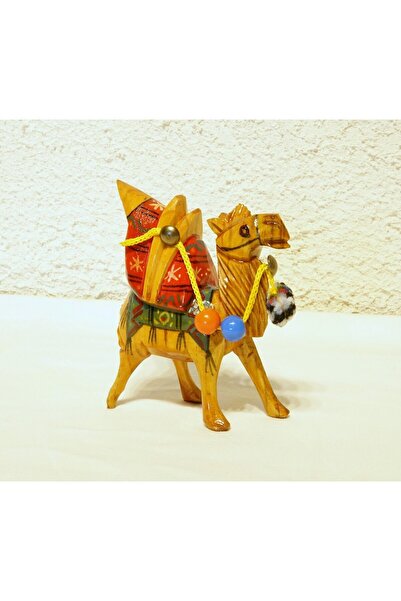 Home Ahşap El Oyması Etnik Desenli Deve No 1