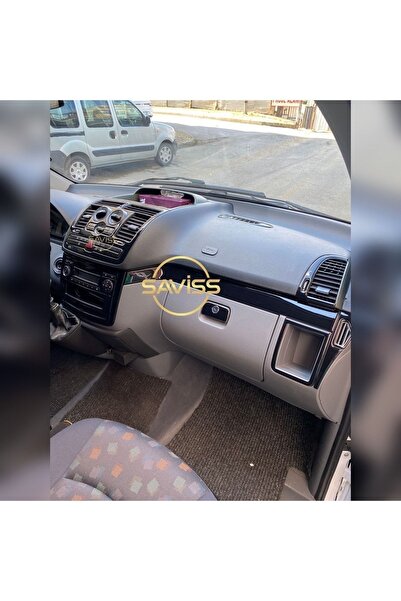 Saviss Mercedes Vito Parlak Siyah Full Set Torpido Konsol Maun Kaplama (Pianb...