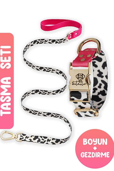 TheTailor Anti-Escape Collar Candy Mix Collar Set Collar Collar and Travel Collar