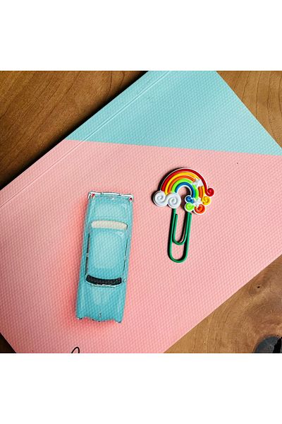 Crocs Rainbow 3D Σελιδοδείκτης / Κλιπ (Χρησιμοποιημένος για οπτικό σκοπό σημειωματάριου.)
