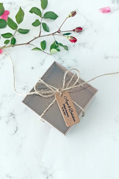 Vice Kişiye özel etiket - Düğün-nişan- nikah Etiketi - 100 adet kraft etiket ( 2 x 5 cm)