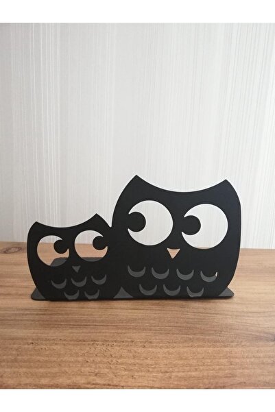 risingmaber Dekoratif Baykuş Desenli Metal Kitap Tutucu Ve Metal Kitap Desteğ...