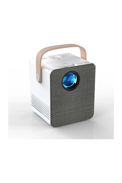 Ren Shop Mi 1080P Taşınabilir Full HD LED LCD Video 4K Ev Sineması Android Projektör