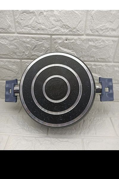 Bonera Marbella Aluminum Granite Flat Pot 32 cm