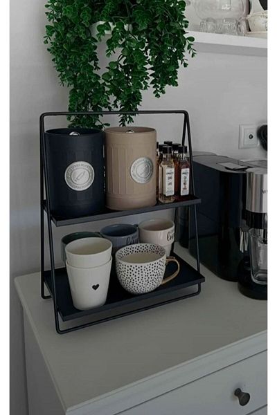 ZEYDADA Black Bathroom Makeup Organizer - Jewelry Organizer
