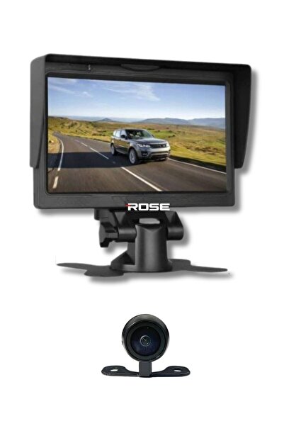 Rose 7inçaraç Aa Onitörü Ekran 12v-24v Ahd Arka Park Kamerası Seti Traktör Ka...