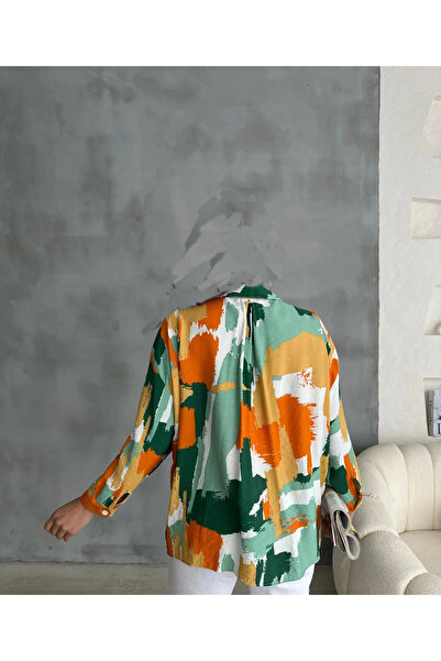 LİFE WARDE Patterned Women's Summer Shirt