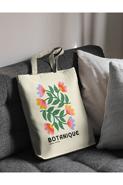 redame Botanical Edition Colorful Flower Patterned Tote Bag
